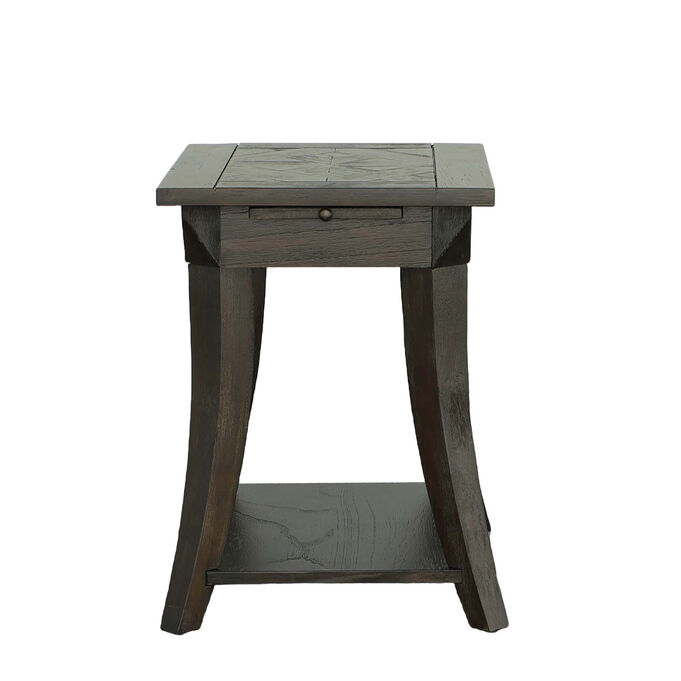 Progressive Furniture | Appeal I Dark Poplar Chairside Table