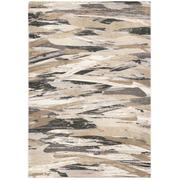 Orian Rugs , Riverstone Impressionist Multi-Colored 9x13 Area Rug