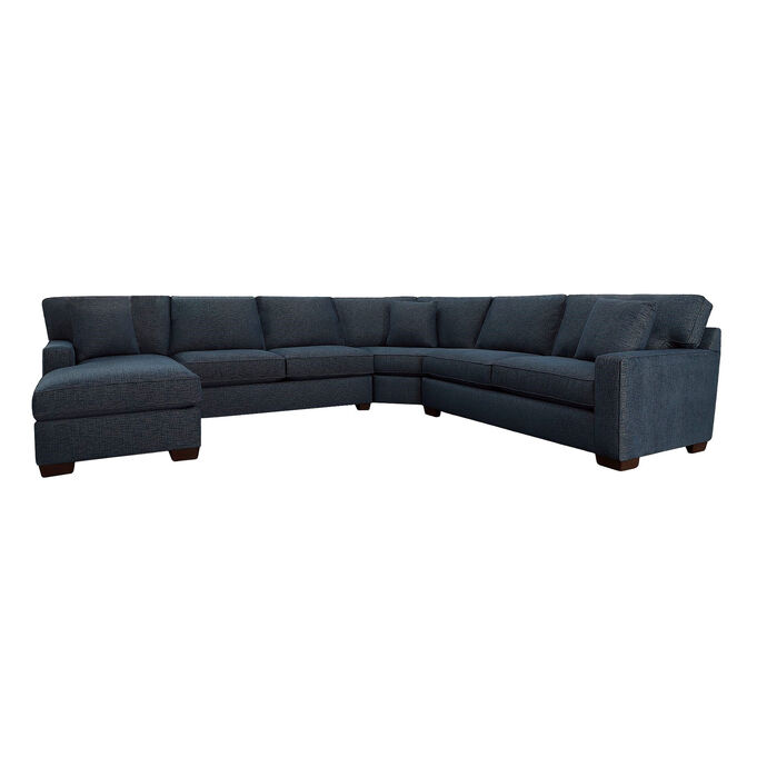 Connections Ocean Track 4 Piece Left Arm Facing Chaise Wedge Sectional