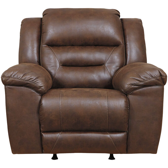 Ashley Furniture | Stoneland Chocolate Power Rocker Recliner Chair