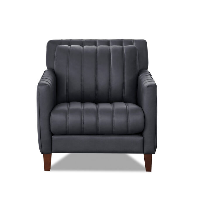 Amax Leather , Ross Midnight Blue Chair
