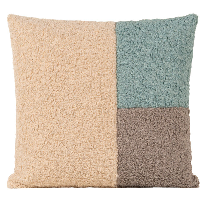 Siscovers , Tiffany Mineral 3 Patch Boucle Pillow