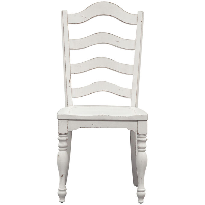 Liberty Furniture | Magnolia Manor White Ladder Back Side Chair