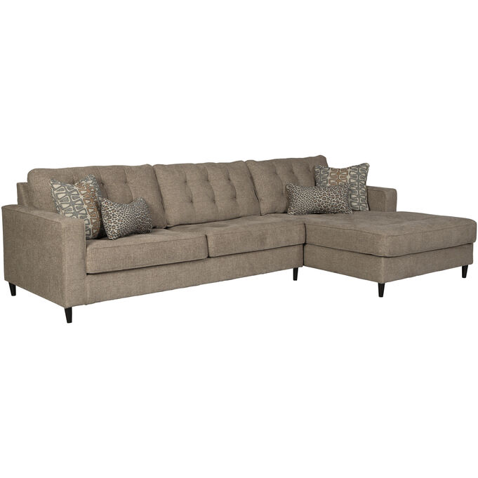 Ashley Furniture | Flintshire Auburn 2 Piece Right Chaise Sectional