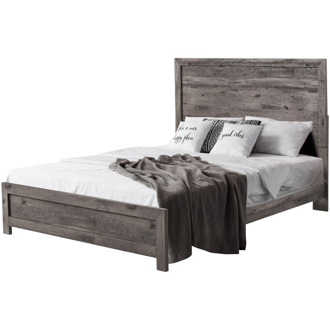 Kith Furniture , Langston Gray Oak Twin Bed