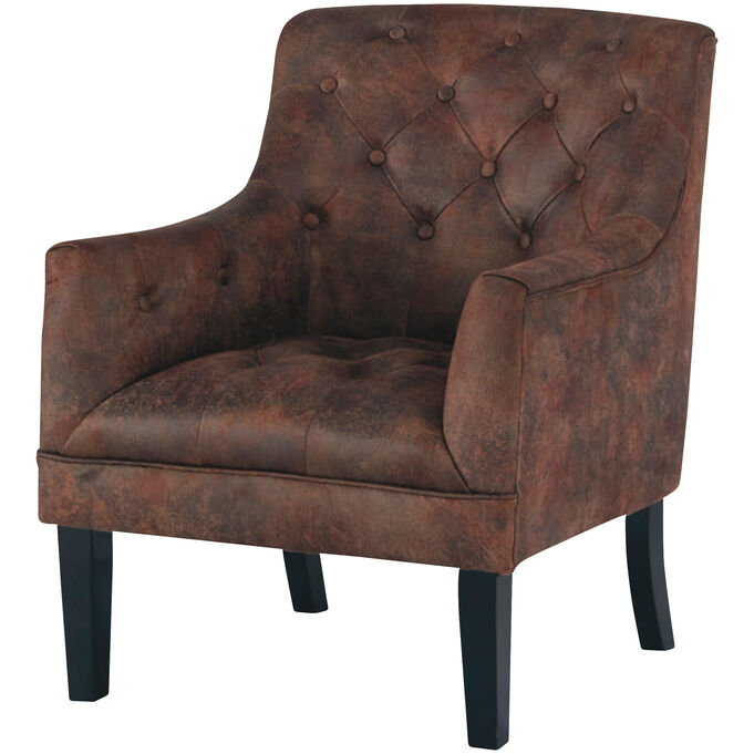 Ashley Furniture | Drakelle Mahogany Accent Chair