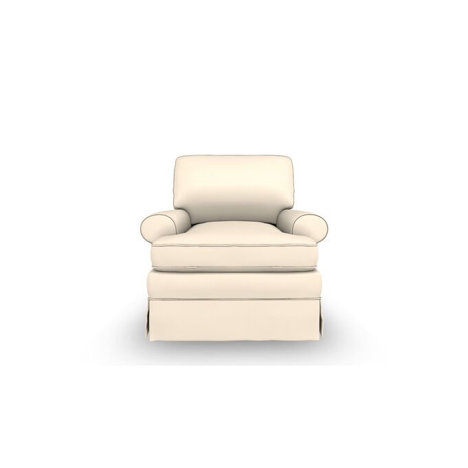 Best Home Furnishings | Quinn Ecru Swivel Glider Chair