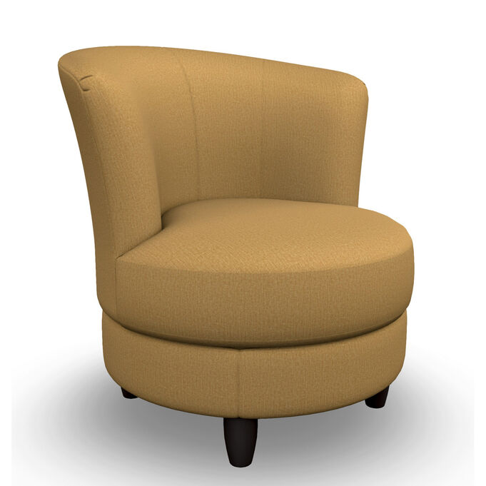 Palmona Butterscotch Swivel Chair