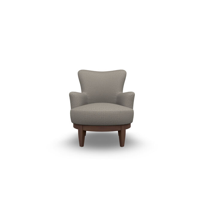 Best Home Furnishings | Justine Gray Swivel Chair