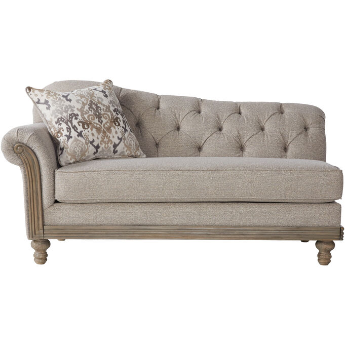 Hughes Furniture , Farlow Oyster Chaise Lounge