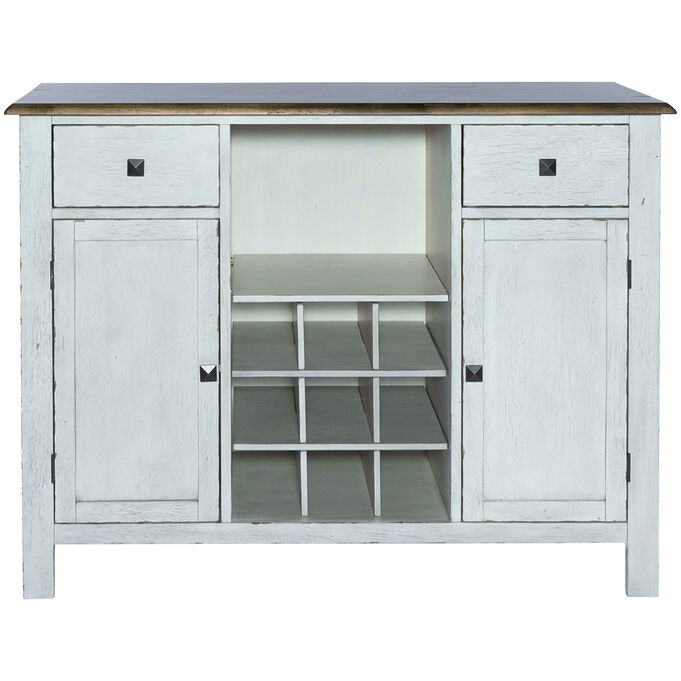 Liberty Furniture | Carolina Crossing White Server Sideboard Buffet Cabinet
