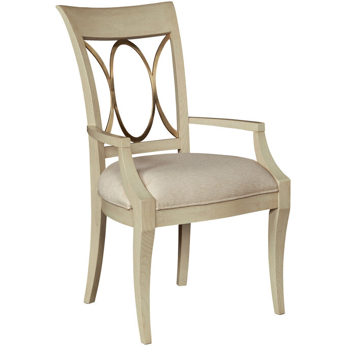 American Drew Furniture , Lenox Alabaster Arm Dining Chair