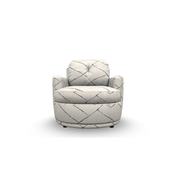 Best Home Furnishings | Brodi Parchment Swivel Accent Chair