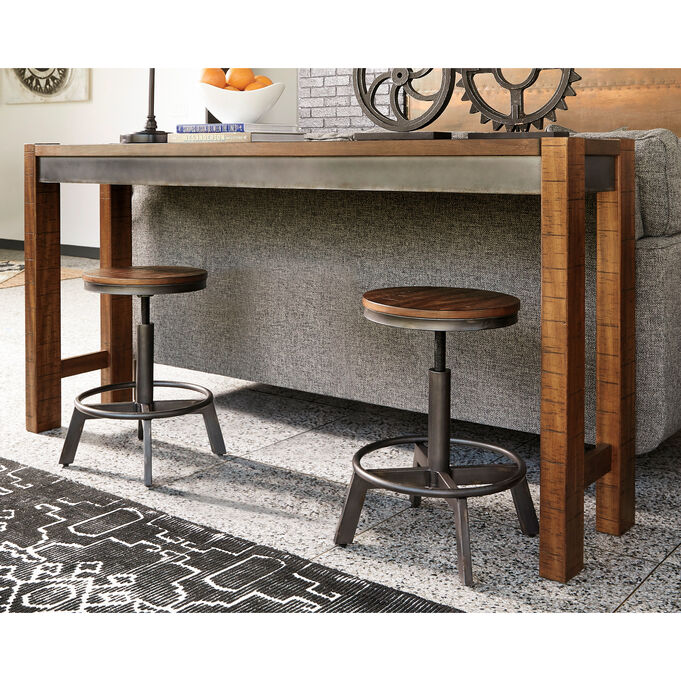 Ashley Furniture | Torjin Brown 3 Piece Counter Dining Set
