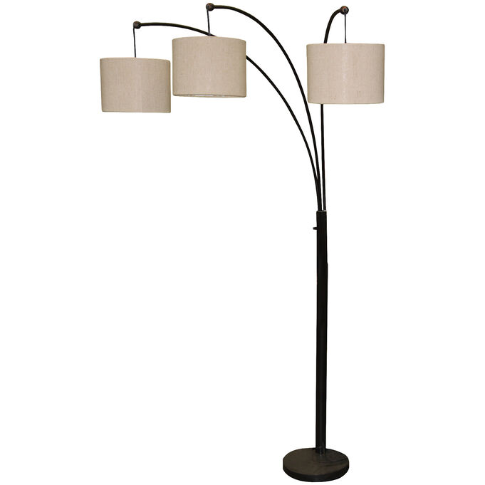 Stylecraft Home Collection , Skylight Bronze Arc Lamp