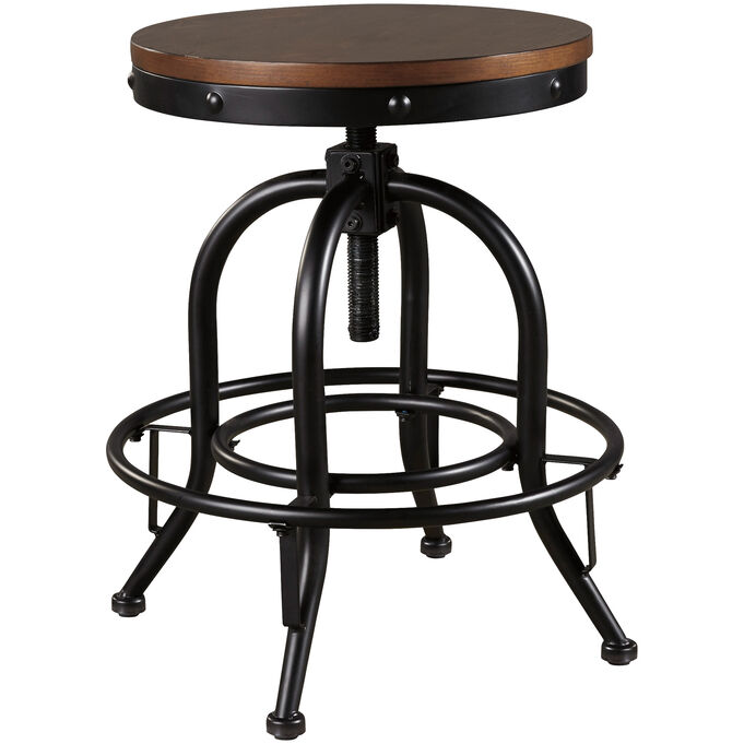 Ashley Furniture | Valebeck Brown Backless Counter Stool