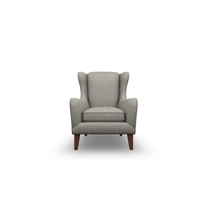 Best Home Furnishings | Lorette Charcoal Wingback Accent Chair