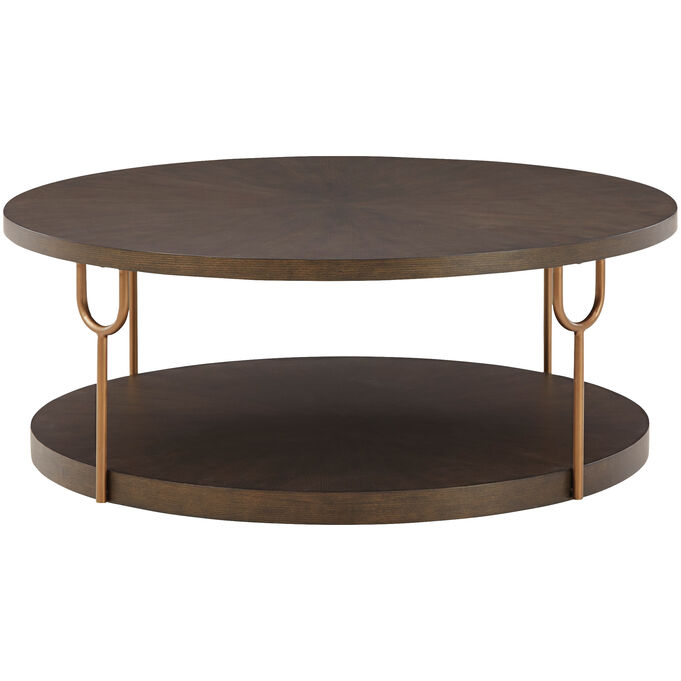Ashley Furniture | Brazburn Dark Brown Coffee Table