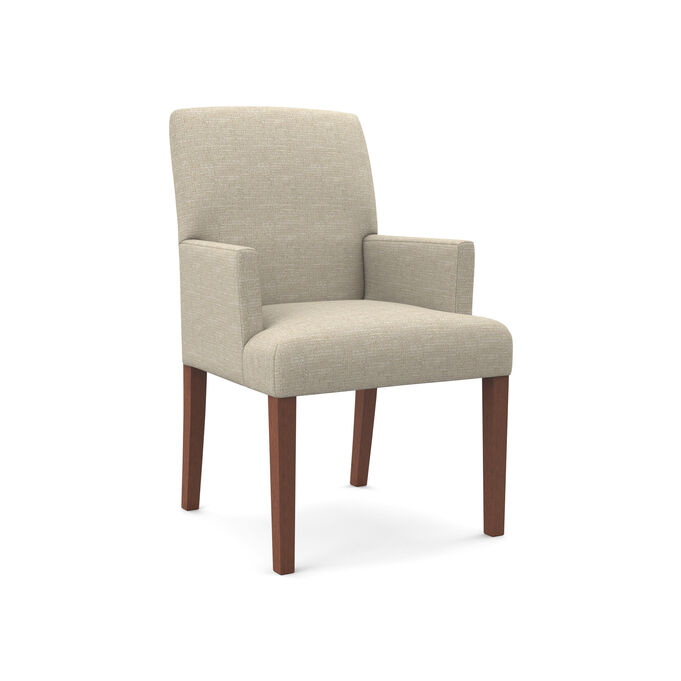 Denai Cream Sweater Upholstered Arm Chair