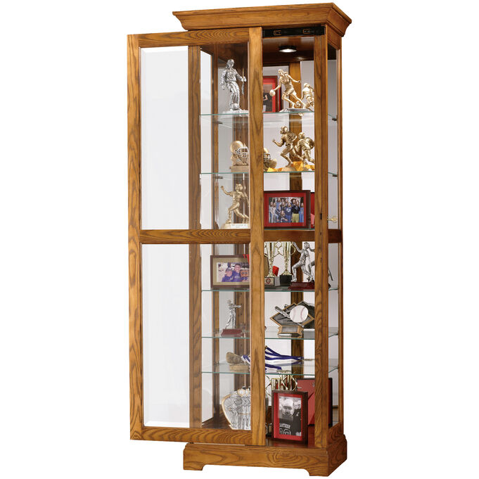 Moorland Oak Curio Cabinet