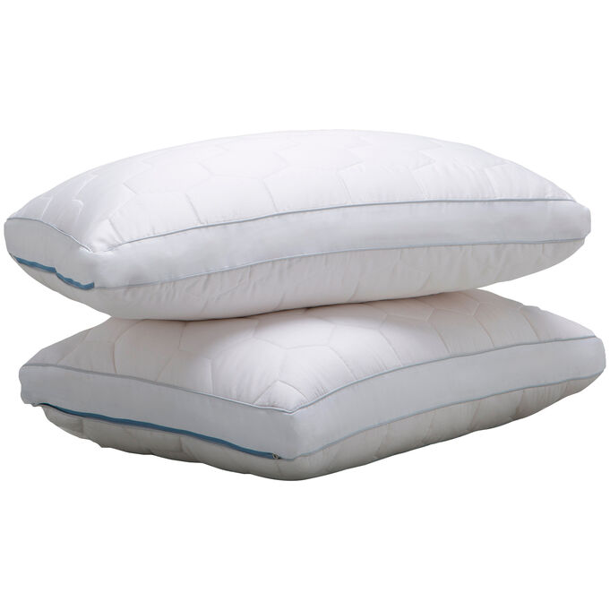 SHEEX Aero Fit Bright White King Side Sleeper Pillow