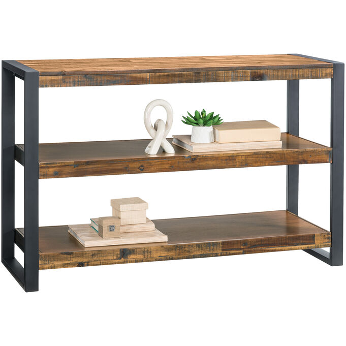 Loftworks Distressed Brown Console Table