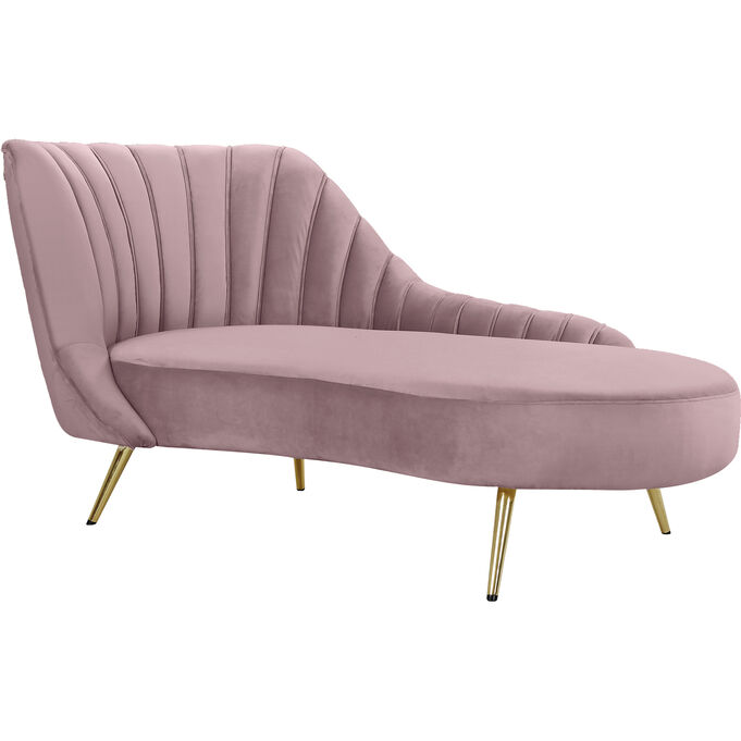 Meridian Furniture , Margo Pink Chaise Lounge