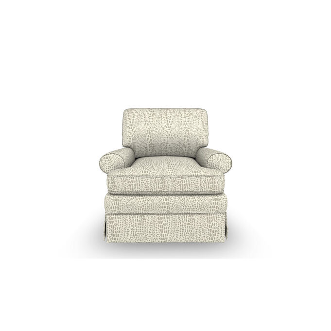 Best Home Furnishings | Quinn Ivory Swivel Glider Chair