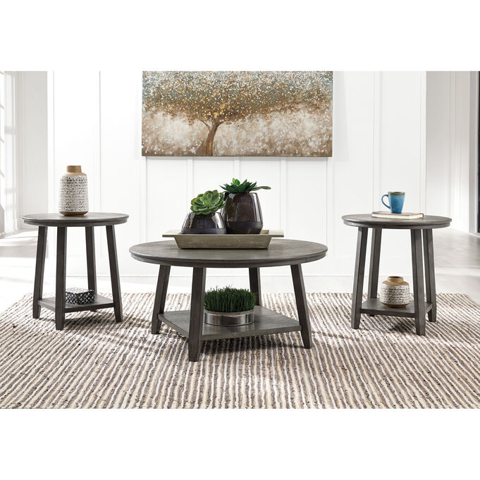 Caitbrook Gray Set of 3 Tables