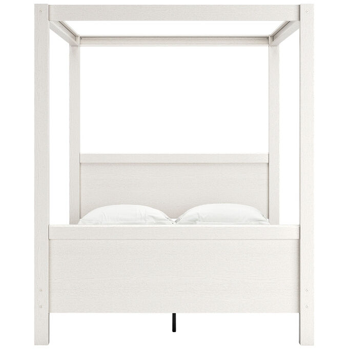 Ashley Furniture | Aprilyn White Queen Canopy Bed