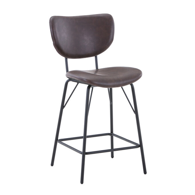 Colby Dark Brown Counter Stool