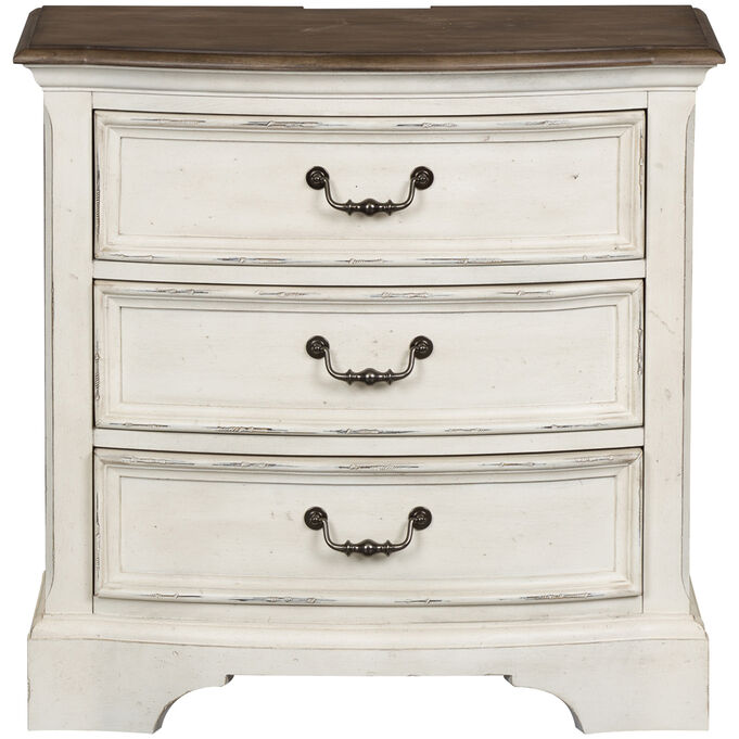 Liberty Furniture | Abbey Road White Nightstand