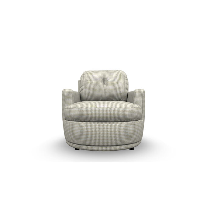 Best Home Furnishings | Brodi Graphite Swivel Accent Chair