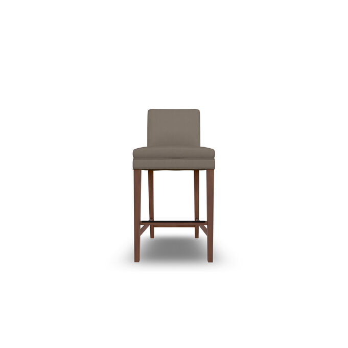 Best Chair , Odellum Charcoal Linen Counter Stool