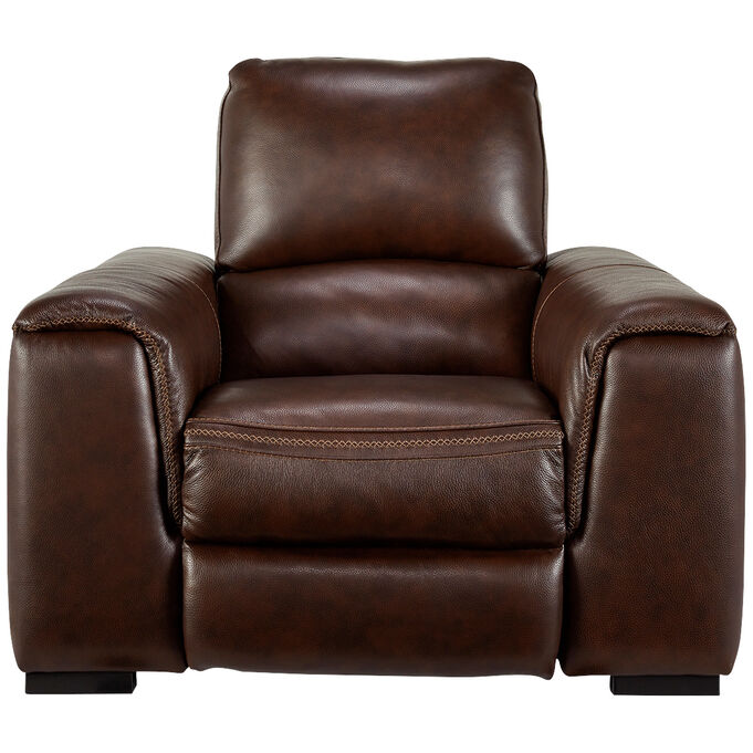 Ashley Furniture | Alessandro Walnut Power Recliner Chair