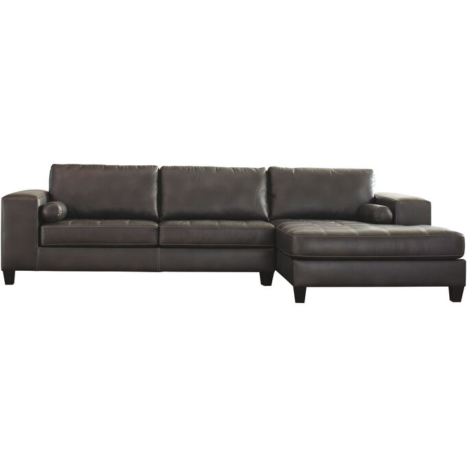 Nokomis Charcoal 2 Piece Right Chaise Sectional