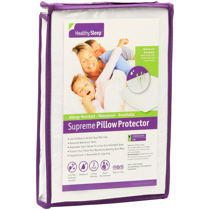 Healthy Sleep Rest And Protect Queen Pillow Protector
