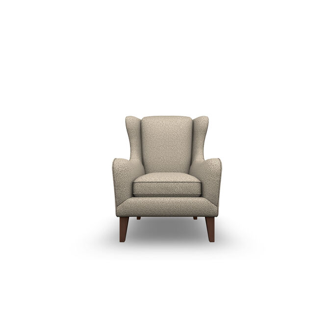 Best Home Furnishings | Lorette Linen Wingback Accent Chair