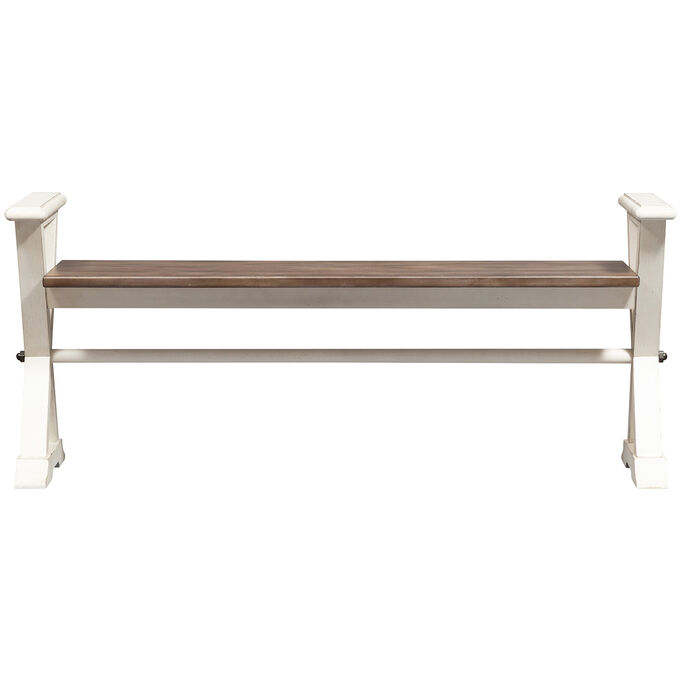 Liberty Furniture , Abbey Road White Bed Bench
