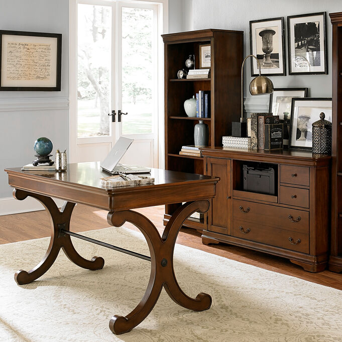 Liberty Furniture | Brookview Cherry 2 Piece Desk Set