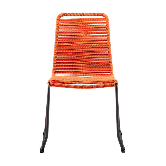 Armen Living | Shasta Tangerine Stackable Side Chair