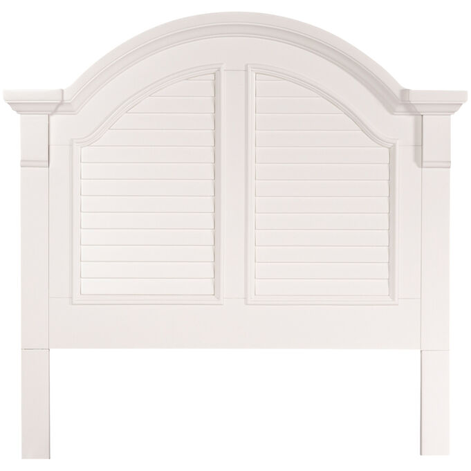 Liberty Furniture | Summer House Oyster White Full Panel Headboard