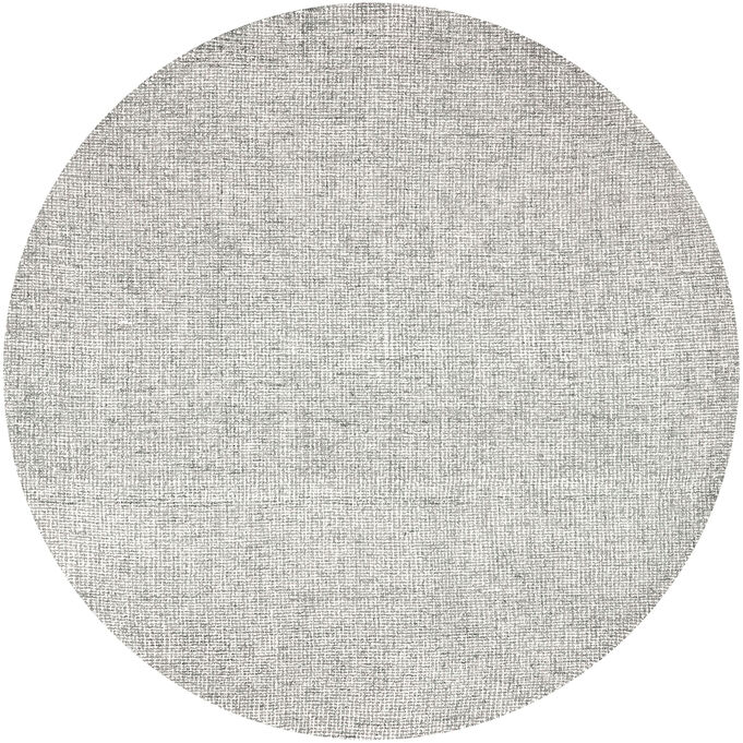 Rizzy Home , Brindleton Gray 8 Foot Round Area Rug