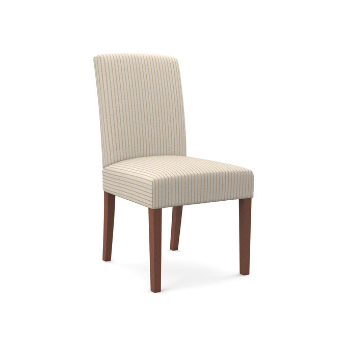 Best Chair , Myer Chino Cream Upholstered Side Chair