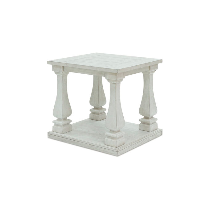 Arlendyne Antique White Rectangular End Table
