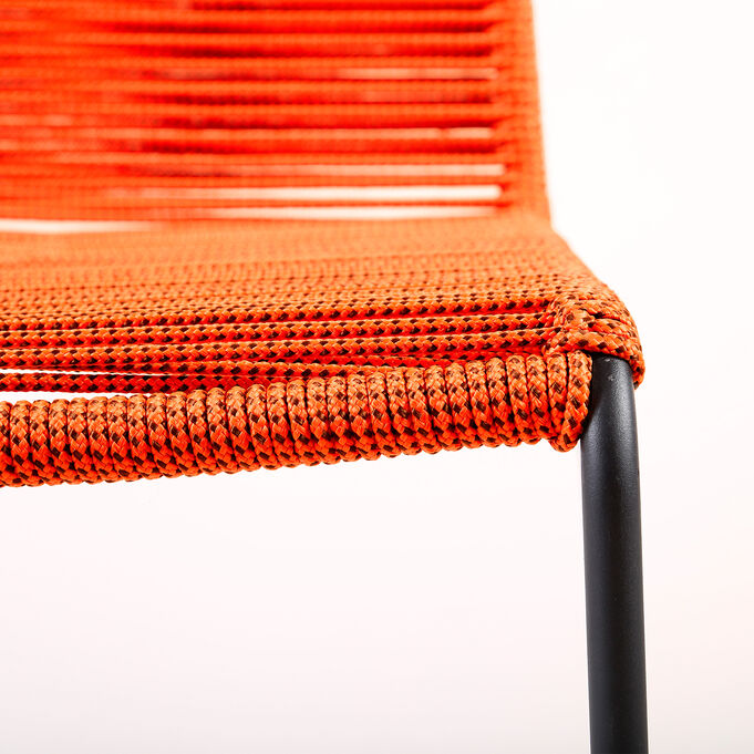 Shasta Tangerine Stackable Side Chair