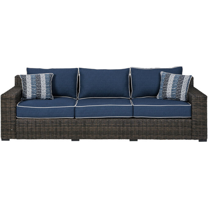 Ashley Furniture | Grasson Lane Blue Sofa