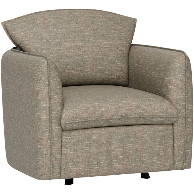 Hughes Furniture , Frequency Light Brown Swivel Chair