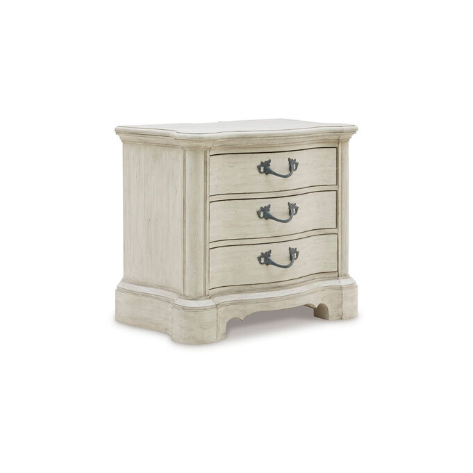 Ashley Furniture , Arlendyne Antique White Three Drawer Night Stand