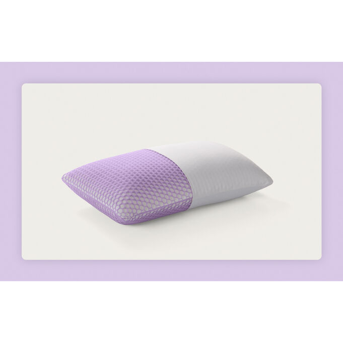 cutout of purple pillow